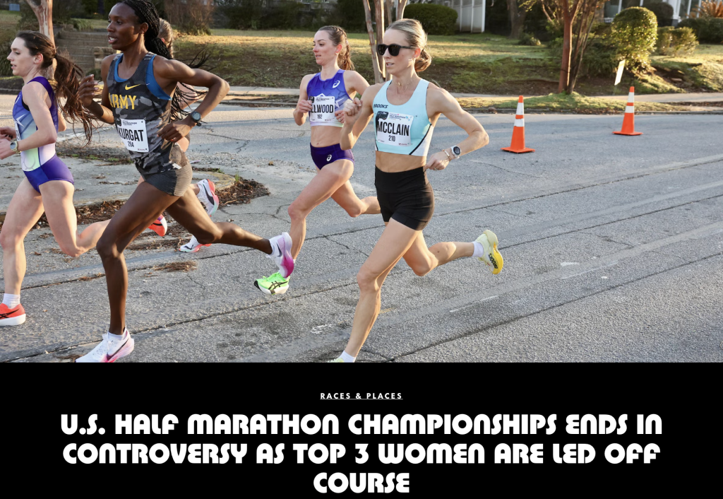 pg电子游戏官网官方网站-官方引导车带错路！美国半程马拉松女子前三名集体无缘领奖台